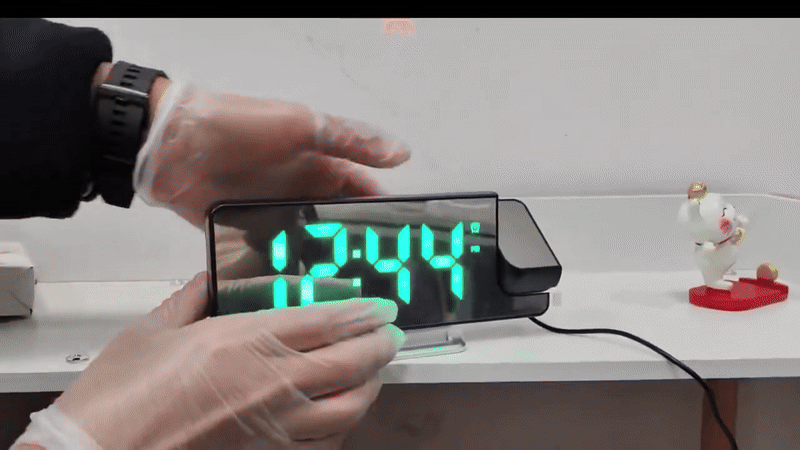 LED projection clock